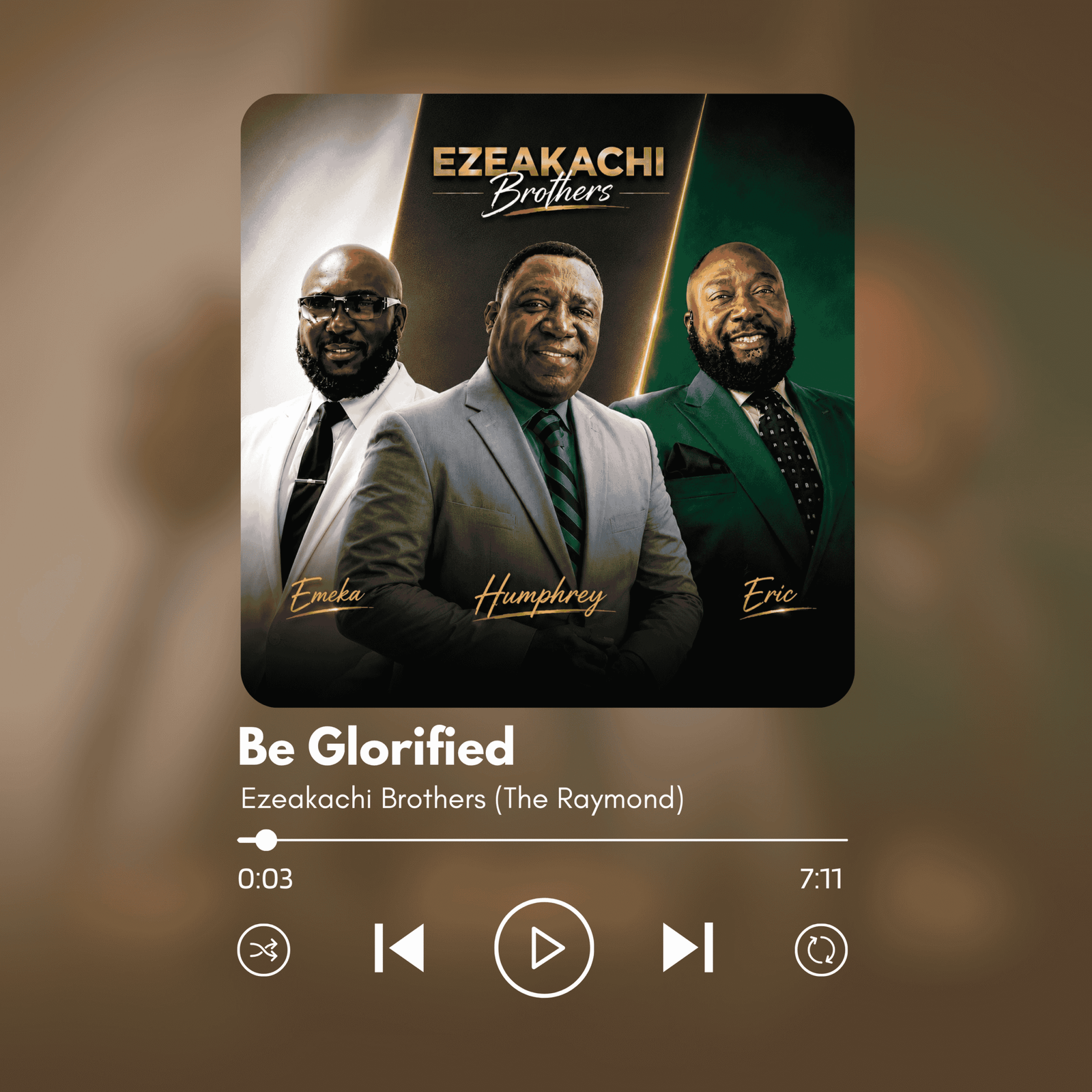 Ezeakachi Brothers release Be Glorified gospel worship song